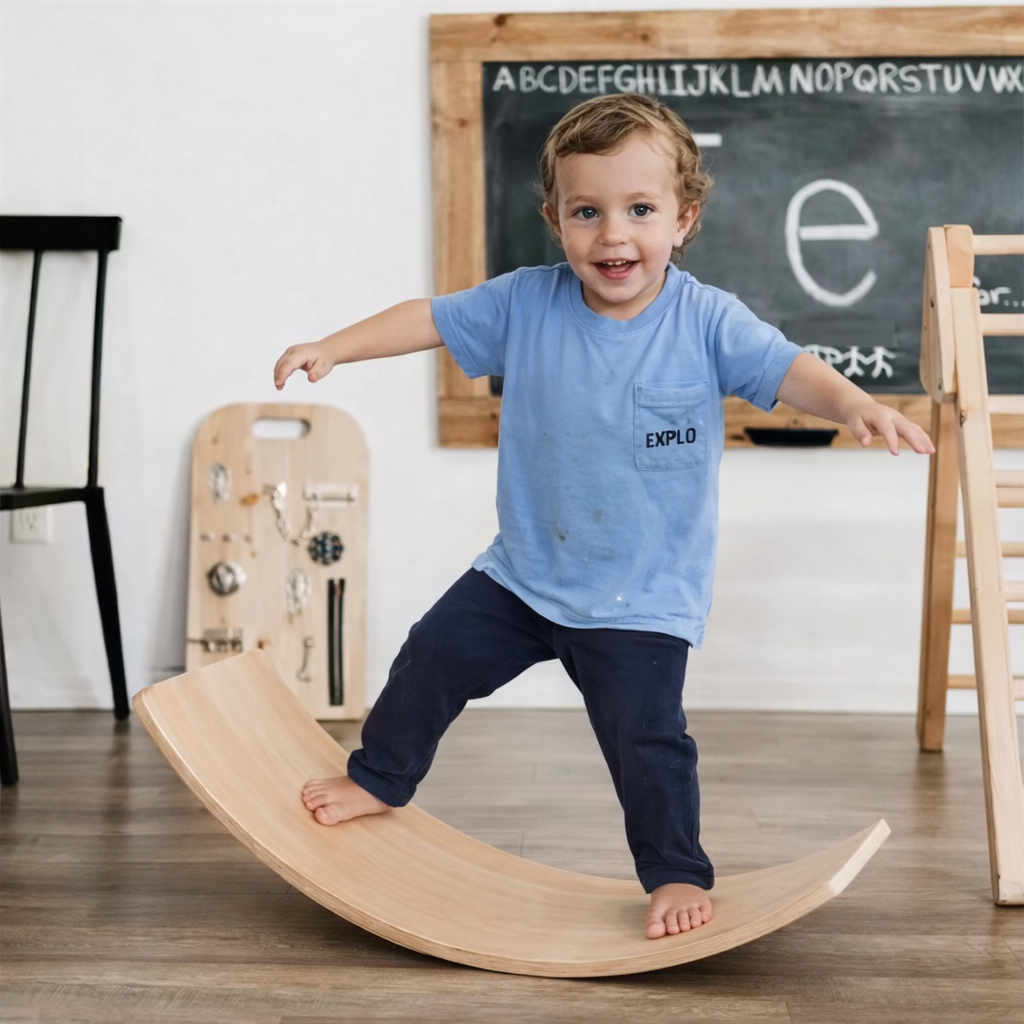 Balance wood board
